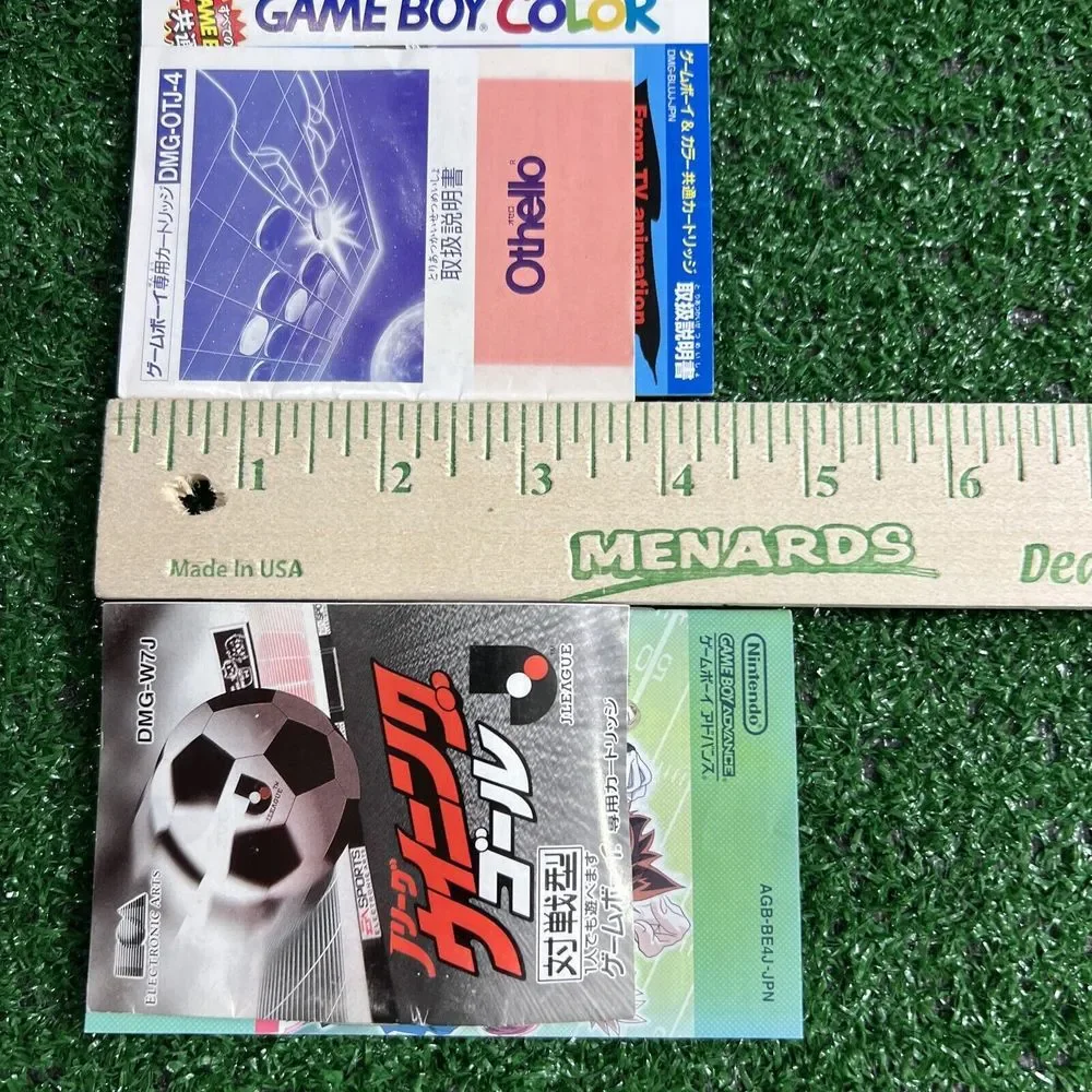 Gameboy Japan Import Manuals Only Lot Of 4 One piece Deviants‎ Othello Soccer
